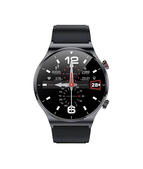 iShopping - Blulory Glifo G6 Pro Smartwatch Silicone Black