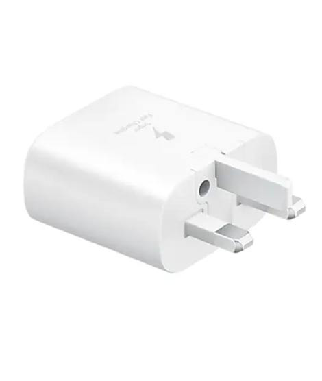 iShopping - Samsung 25W 3 Pin Adaptar Without Cable New Version - White