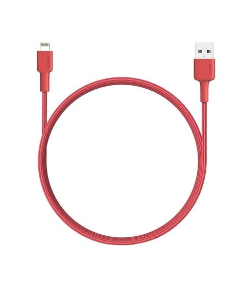 iShopping - Aukey MFi USB-A To Lightning Cable 2m Red (CB-BAL4)