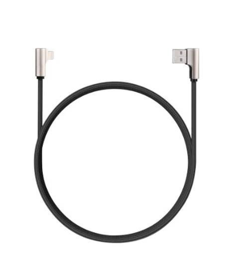 iShopping - Aukey 90° Nylon Braided USB-A to Lightning Cable (CB-BAL6)