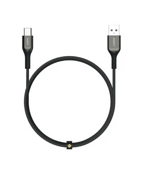iShopping - Aukey USB A To USB C Kevlar Cable 2M Black (CB-AKC2)