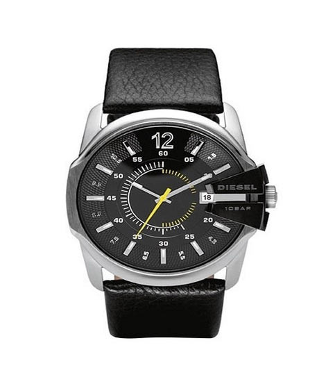 iShopping - Diesel Analog Leather Men's Watch Black (DZ1295)