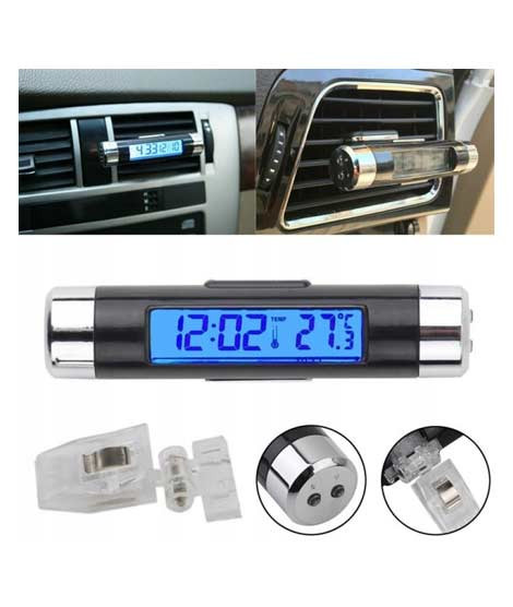iShopping - Godzilla Digital Clock And Temperature Thermometer For Car Blue (Model K01)
