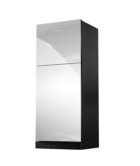 iShopping - Kenwood Invertech Freezer On Top Refrigerator 18 Cu Ft Mirror (KRF-26657-I-GD)