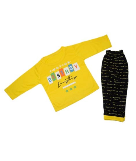 iShopping - Komfy Printed Baba Suit Yellow (NBB045)