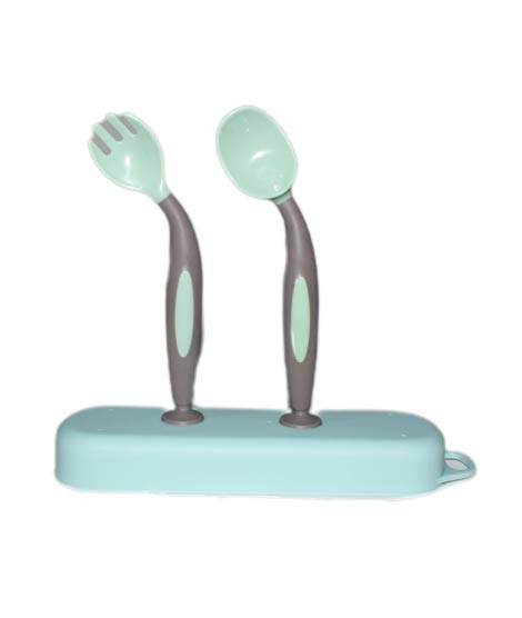 iShopping - Komfy Twist Fork & Spoon Set For Kid's (KBW001)