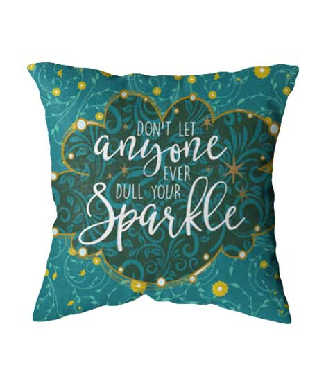iShopping - ZamZam Green Blooms Cushion Cover 