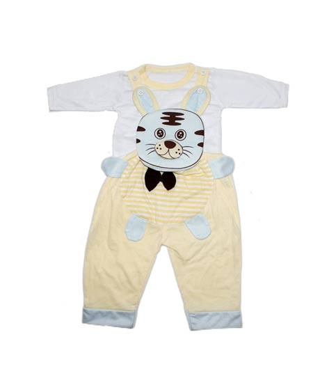 iShopping - Komfy Unisex Baby Romper Yellow (NBN052)