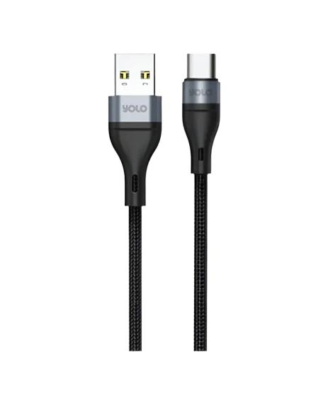 iShopping - Yolo USB To Type-C Cable Black (Y-072)