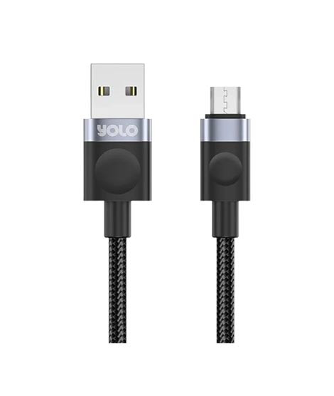 iShopping - Yolo Flow USB to Micro-USB Fast Charging Cable Black (Y-078)