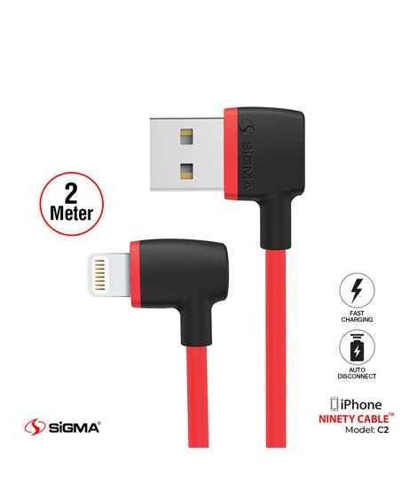 iShopping - Sigma Ninety Cable Lighting For Iphone Auto Disconnect - (C2)
