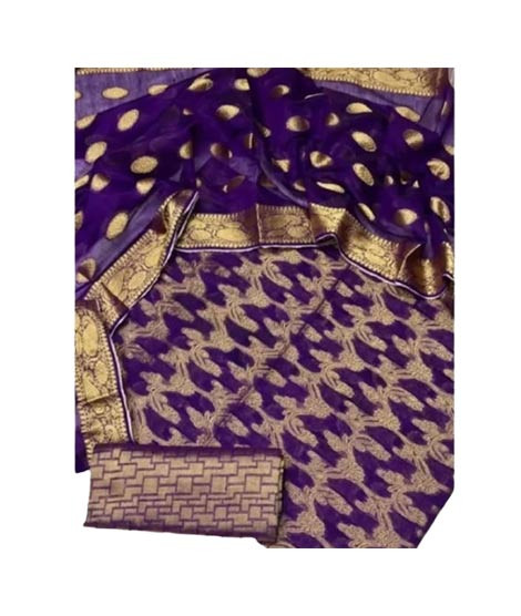 iShopping - Shah Kamal Cotton Jacquard Fabrics Unstitched Suit For Women 3-Pcs