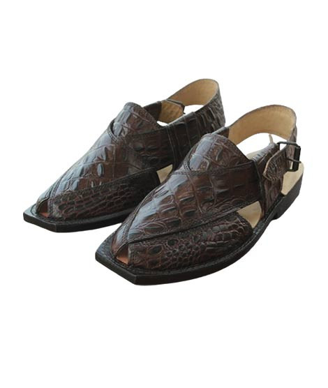 iShopping - Leather Line Crocodile Kheri Chappal