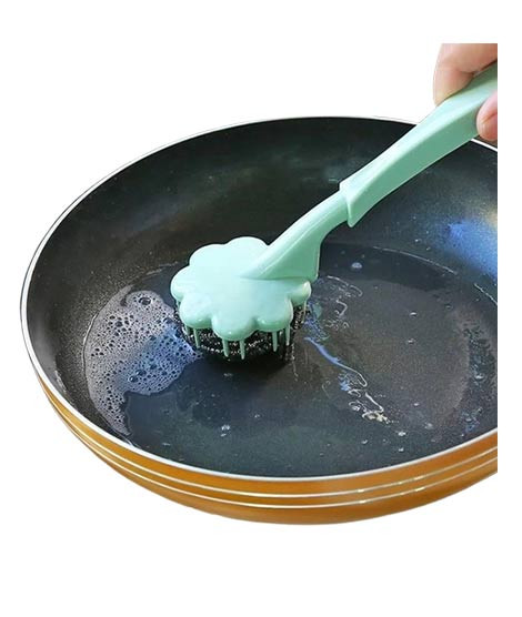 iShopping - Promax Stainless Steel Long Handle Wire Ball Brush