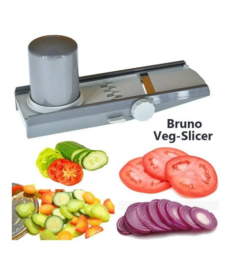 iShopping - Genshirts Bruno Vegetable Cutter ABS Plastic Multi-Shape Slicer