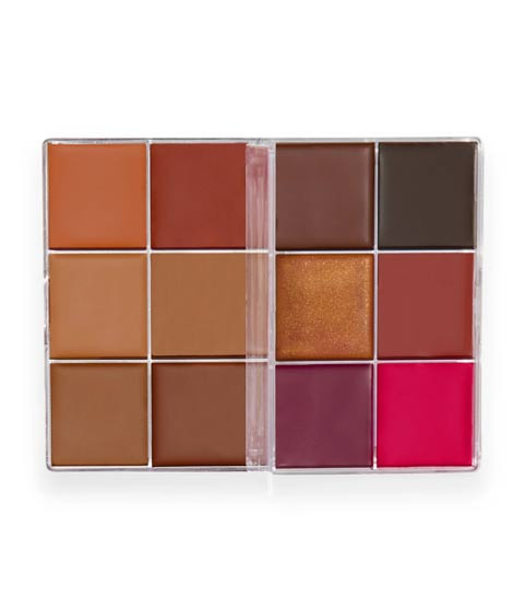 iShopping - Revolution Everything Base Face Icon Complexion Palette Dark - 5gm