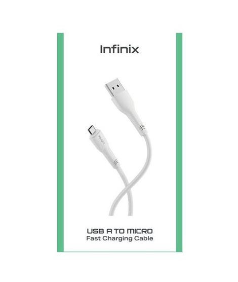 iShopping - Infinix USB-A To Micro Fast Charging Cable White (XDM52)