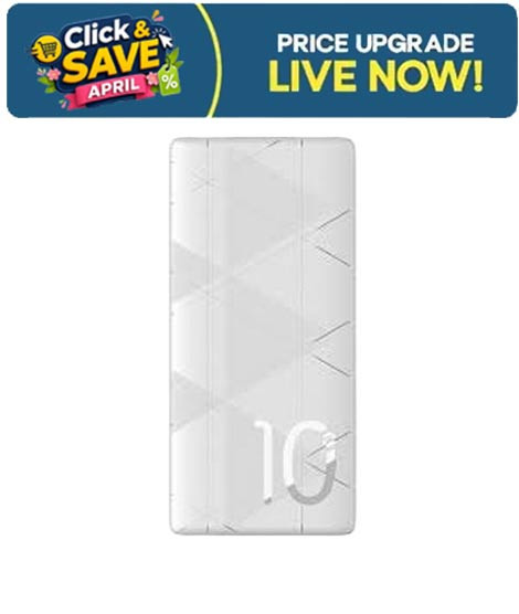 iShopping - Infinix 10000mAh Power Bank White (XP10)