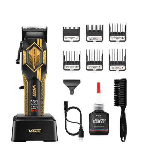 iShopping - VGR 8000 RPM BLDC Motor Premium Hair Clippers Black - (V-119)