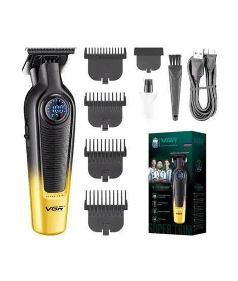 iShopping - VGR Professional LED Hair Trimmer and Clipper Combo Set - (V-996-V-196)