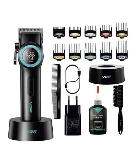 iShopping - VGR 9000 RPM High Power Hair Clipper Black - (V-001)