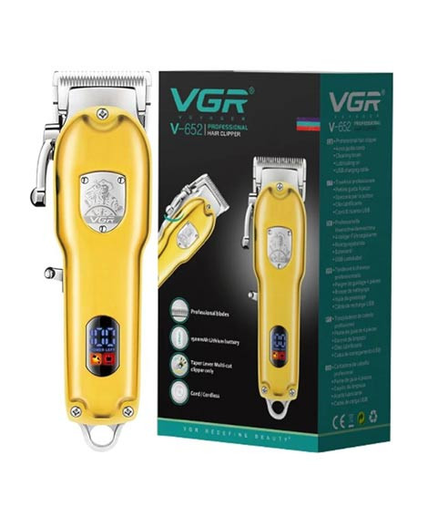 iShopping - VGR Professional Cordless Hair Clipper With LED Display - (V-652)