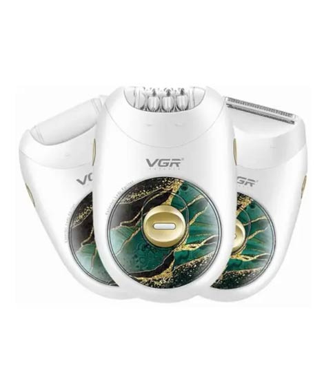 iShopping - VGR 3 In 1 Epilator White - (V-736)