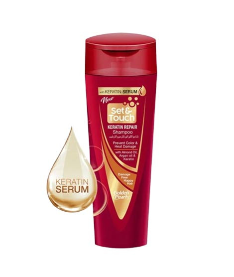 iShopping - Golden Pearl Set and Touch Keratin Repair Shampoo 75ml