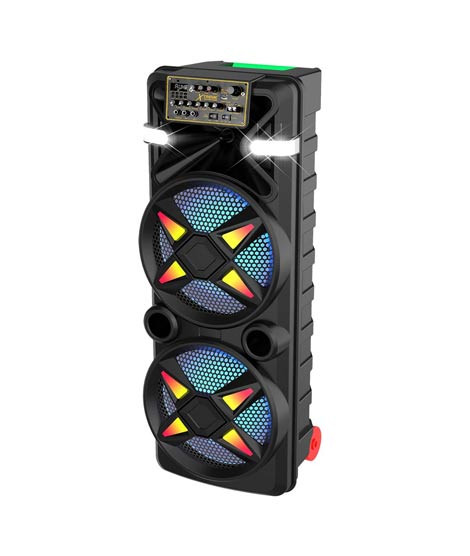 iShopping - Xtreme PARTY 1212 Double 12" Trolley Speaker 1.0 With UHF Mic
