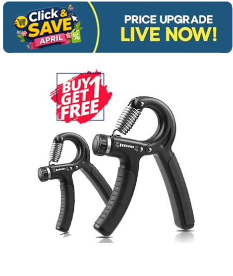 iShopping - Matrix High Quality Gym Hand Gripper Buy One Get One Free