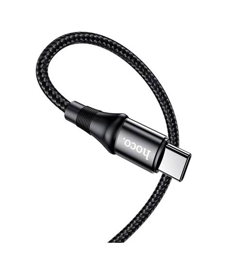 iShopping - Hoco 100W Type C To C Charging Data Cable 1 Meter Black (X50)