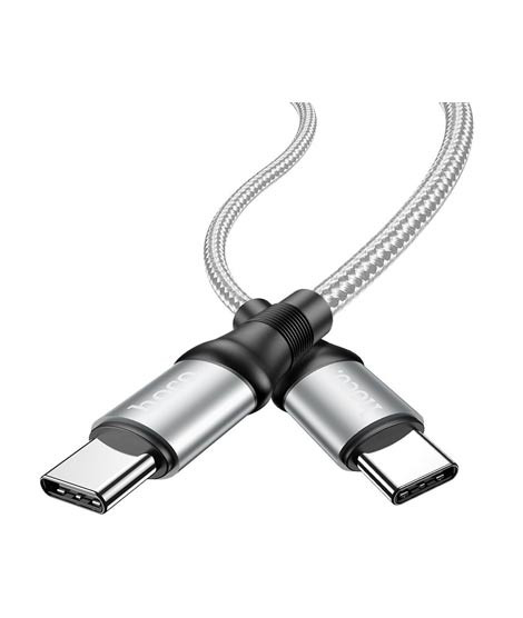 iShopping - Hoco 100W Type C To C Charging Data Cable 2 Meter Black (X50)