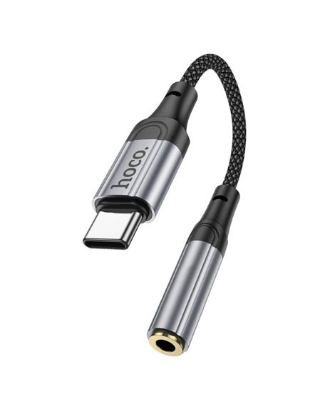 iShopping - Hoco Fresh Digital Type-C To 3.5 Audio Converter Black (LS36)