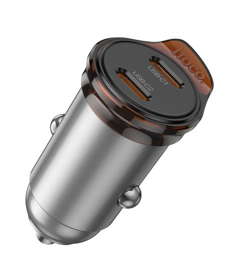 iShopping - Hoco Rigorous Car Charger With 45W Cable Set - (NZ16B)