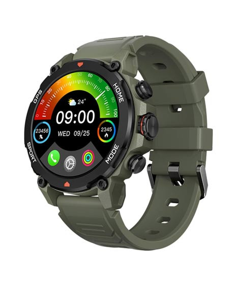 iShopping - Aurafit Trek 1 Smart Watch Gun Mental - (G6)