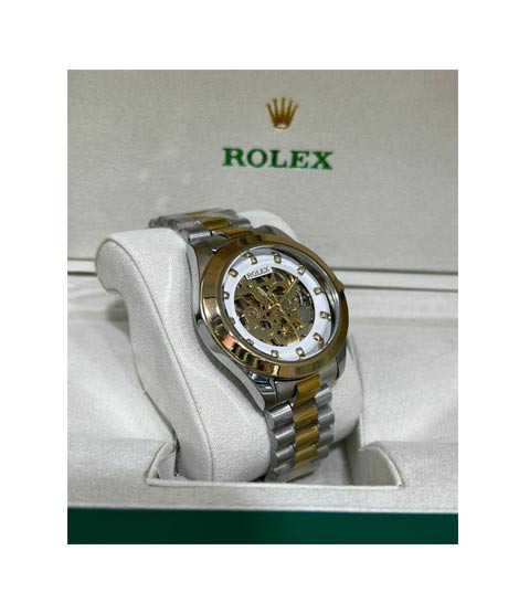 iShopping - Rolex Skeleton Automatic Luxury Watch For Men - Two-Tone