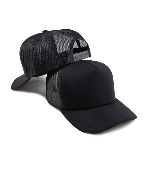 iShopping - Men's Black Mesh Trucker Baseball Hat Cap
