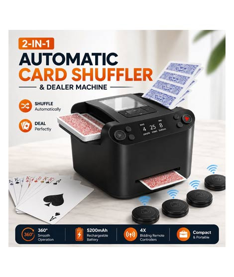 iShopping - Automatic Card Shuffler & Dealer Machine