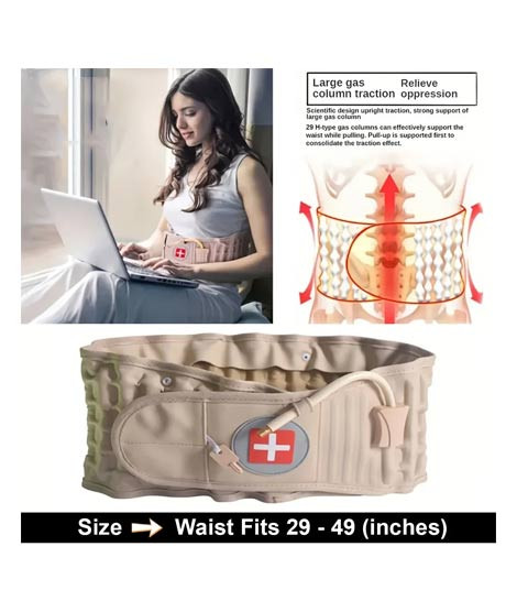 iShopping - Spinal Air Traction Belt with Manual Air Pump