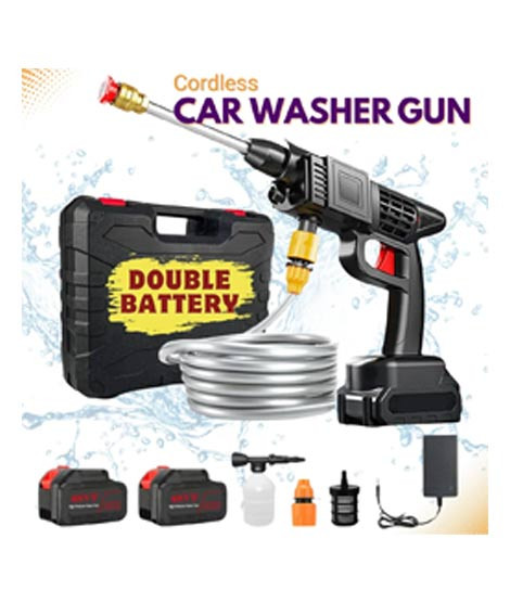iShopping - Wireless Car Washer Gun (Double Battery Included)