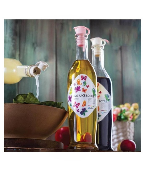iShopping - Easy Shop Glassware Water Bottle With Lid Pack Of 2
