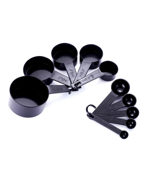iShopping - Easy Shop Measuring Spoon Pack Of 10 Black