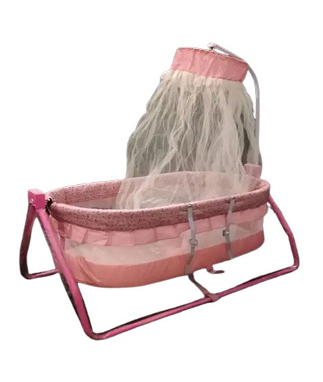 iShopping - Easy Shop Baby Swinging Cradle with Attached Net - Pink