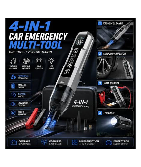 iShopping - 4-in-1 Car Emergency Multi-Tool