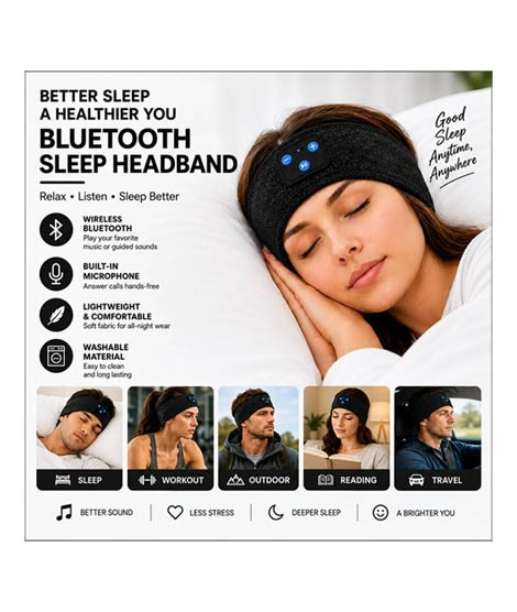 iShopping - Bluetooth Sleep Headphones Headband