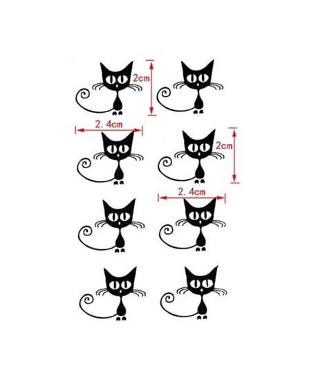 iShopping - Ferozi Traders Black Cat Waterproof Tattoo