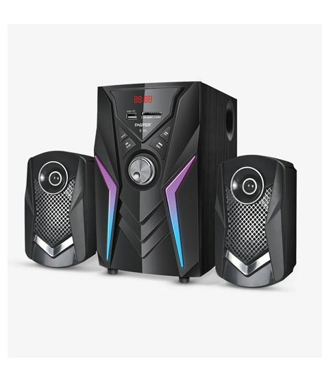 iShopping - Faster 2.1 Channel Speaker Black (E30)