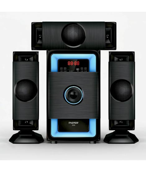 iShopping - Faster 3.1 Channel Speaker System Black (E50)