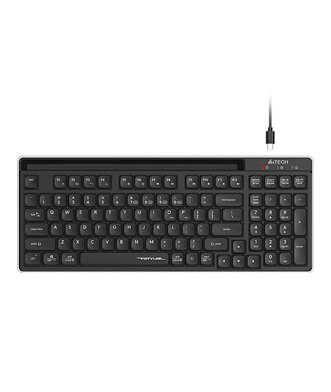 iShopping - A4tech Fstyler Bluetooth & 2.4G Wireless Keyboard Black (FBX70C)