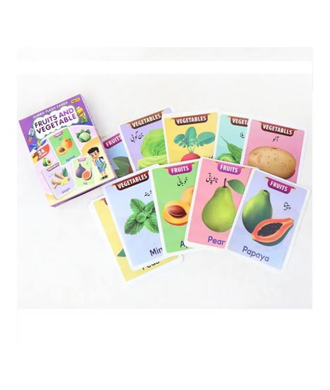 iShopping - Afreeto Fruits and Vegetables Flash Cards For Kids